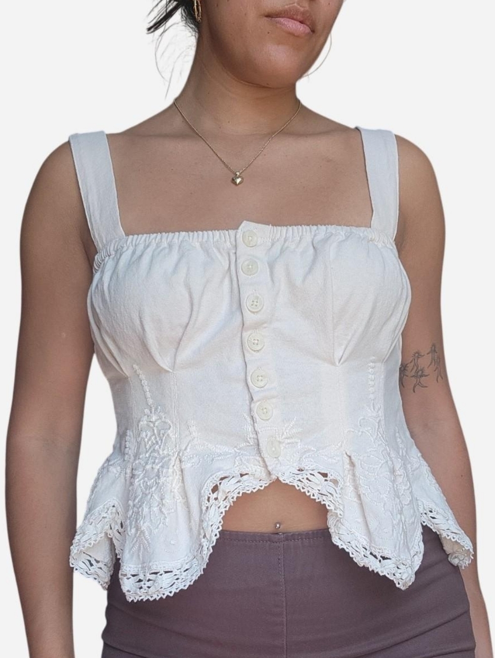Baby Pink Peplum Cotton Top